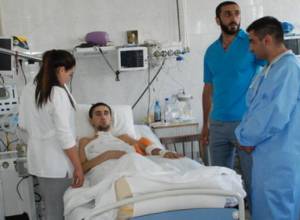 Three soldiers wounded in Artsakh war continue treatment in hospital