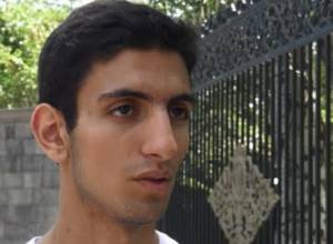 Shahen Harutyunyan was taken to the police station on suspicion of carrying cold weapon