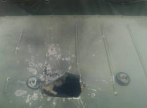 NKR Defense Army vehicles damaged by Azerbaijani Gunfire