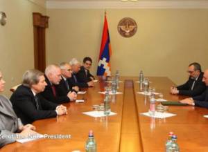 Artsakh President receives OSCE Minsk Group co-chairs