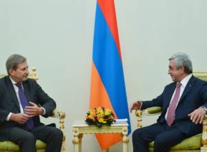 Серж Саргсян обменялся мыслями по конфликту НКР с чиновником ЕС