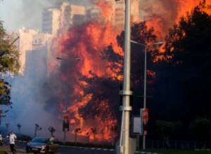 Tens of thousands flee taking only passports with them