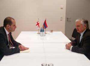 Встретились министры иностранных дел Армении и Грузии