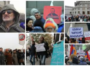 March in support of Sasna Dzrer: live
