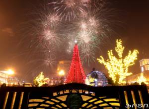 Festive lights of capital to be turned on today at 19:0
