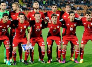 Сборная Армении продвинулась на одно место