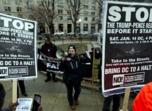 Mass rallies and protests planned for Trump's inauguration