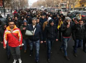 March in Yerevan in support of 'bringer of bread'