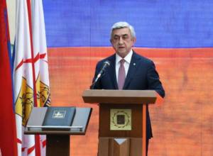 Serzh Sargsyan attends solemn ceremony of inauguration of newly elected Mayor