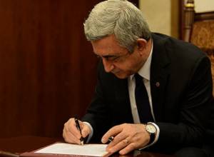 New appointment by Serzh Sargsyan