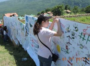 Peace sandwich, herb carpet and polo in Yenokavan