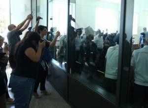 Sasna Dzrer member felt bad: Ambulace called to court