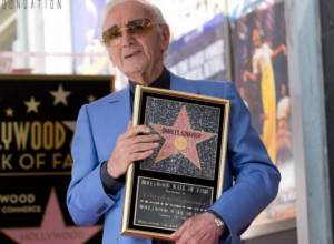 Հոլիվուդի Փառքի արահետում բացվեց Շառլ Ազնավուրի անվանական աստղը