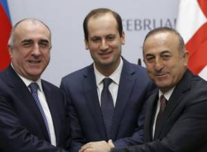 Foreign Ministers of Azerbaijan, Turkey and Georgia meet in Baku