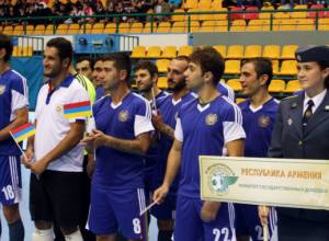 Armenian customs officers win in mini-football tournament