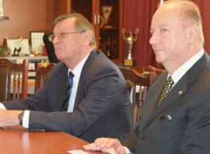 President of the European Confederation of Volleyball in Yerevan