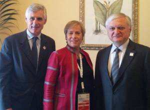 Встреча с председательствующим в ОБСЕ генеральным секретарем МИД Австрии и директором ОДИХР