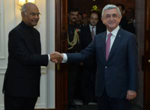 Serzh Sargsyan meets with Indian President