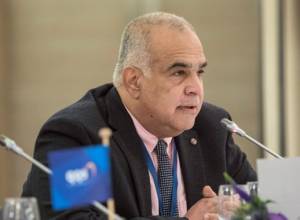 Raffi Hovhannisian makes speech in Brussels