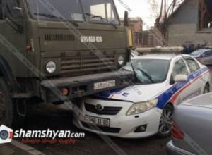 Accident on Bagratunyats street