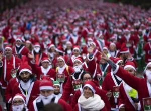 Улицы будут перекрыты из-за забега Дедов морозов