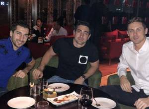 Henrikh Mkhitaryan spends tevening in Dubai with Robert Kocharyan's son