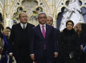Serzh Sargsyan meets with RA presidential candidate