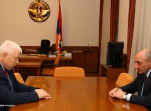 Bako Sahakyan meets with Andrzej Kasprzyk