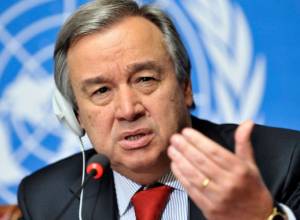 UN Secretary General António Guterres addresses message on Human Rights Day