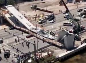 Miami pedestrian bridge collapse