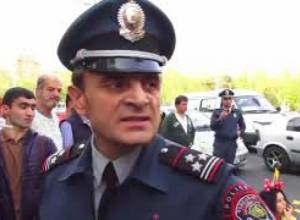 Ոստիկանները վերականգնեցին երթեւեկությունը