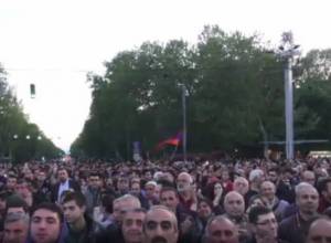 Policemen singing patriotic songs