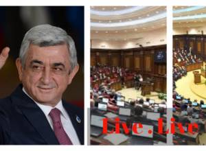Parliament elects Serzh Sargsyan as Prime Minister