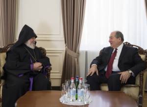 Catholicos goes to President this time