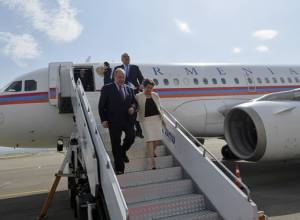 Президент Армен Саргсян прибыл в Тбилиси