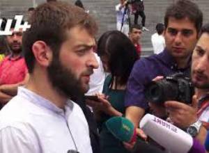 Ուսանողների բողոքի ակցիան ԵՊՀ ում