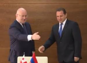 Meeting between Defense Ministers of Armenia and Georgia