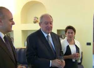 Արմեն Սարգսյանն այցելել է Հայաստանում Իտալիայի դեսպանատուն
