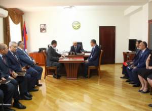 President Bako Sahakyan introduces newly appointed ministers