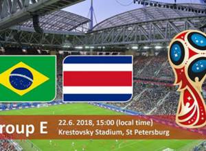 LIVE. Brazil vs. Costa Rica