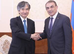 Ara Babloyan receives Ambassador of Japan to Armenia