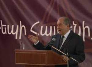 Ունենք բազմաթիվ պատճառներ՝ լինելու հպարտ հայ. Արմեն Սարգսյան