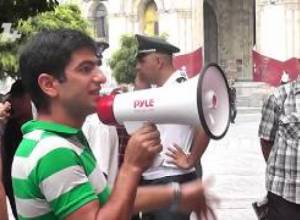 Ապրիլյան քառօրյա պատերազմի մասնակիցները կառավարության դիմաց