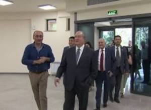 Նախագահը ծանոթացել է «Հրանտ Մաթեւոսյան» կենտրոն-թանգարանի կառուցման աշխատանքներին