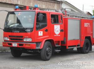 Fire in Nerkin Charbakh