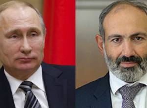 Armenian PM, Russia President talk on phone