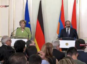 LIVE. Briefing of Nikol Pashinyan and Angela Merkel kicks off
