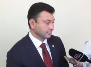 Delegation headed by Eduard Sharmazanov departs to Belarus