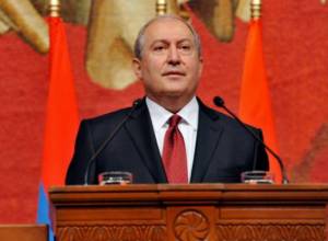 Armenia’s Sarkissian congratulates China on its National Day