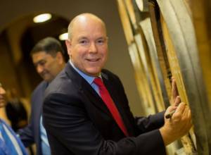 Prince of Monaco at Yerevan Brandy Company